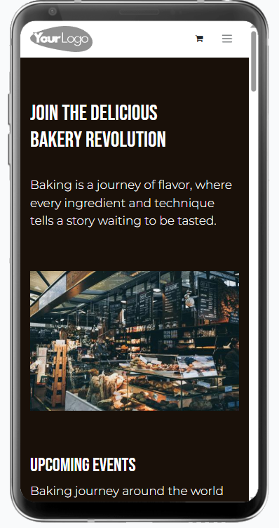 erp website odoo bakery