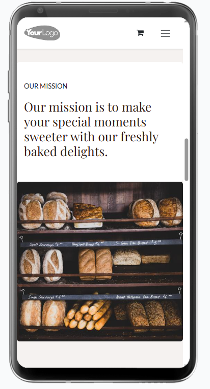 erp website odoo bakery
