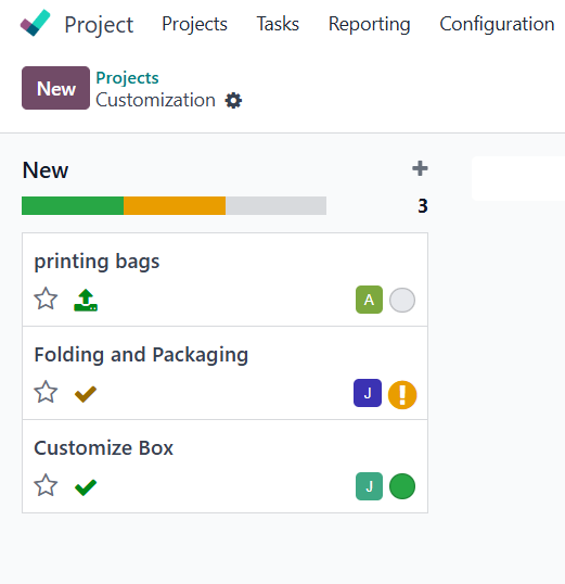 odoo erp project managmment