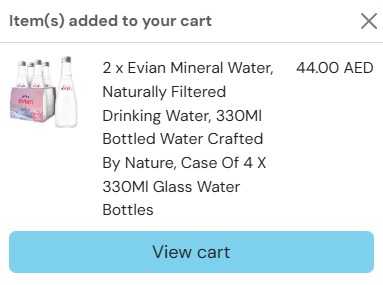 add to cart item