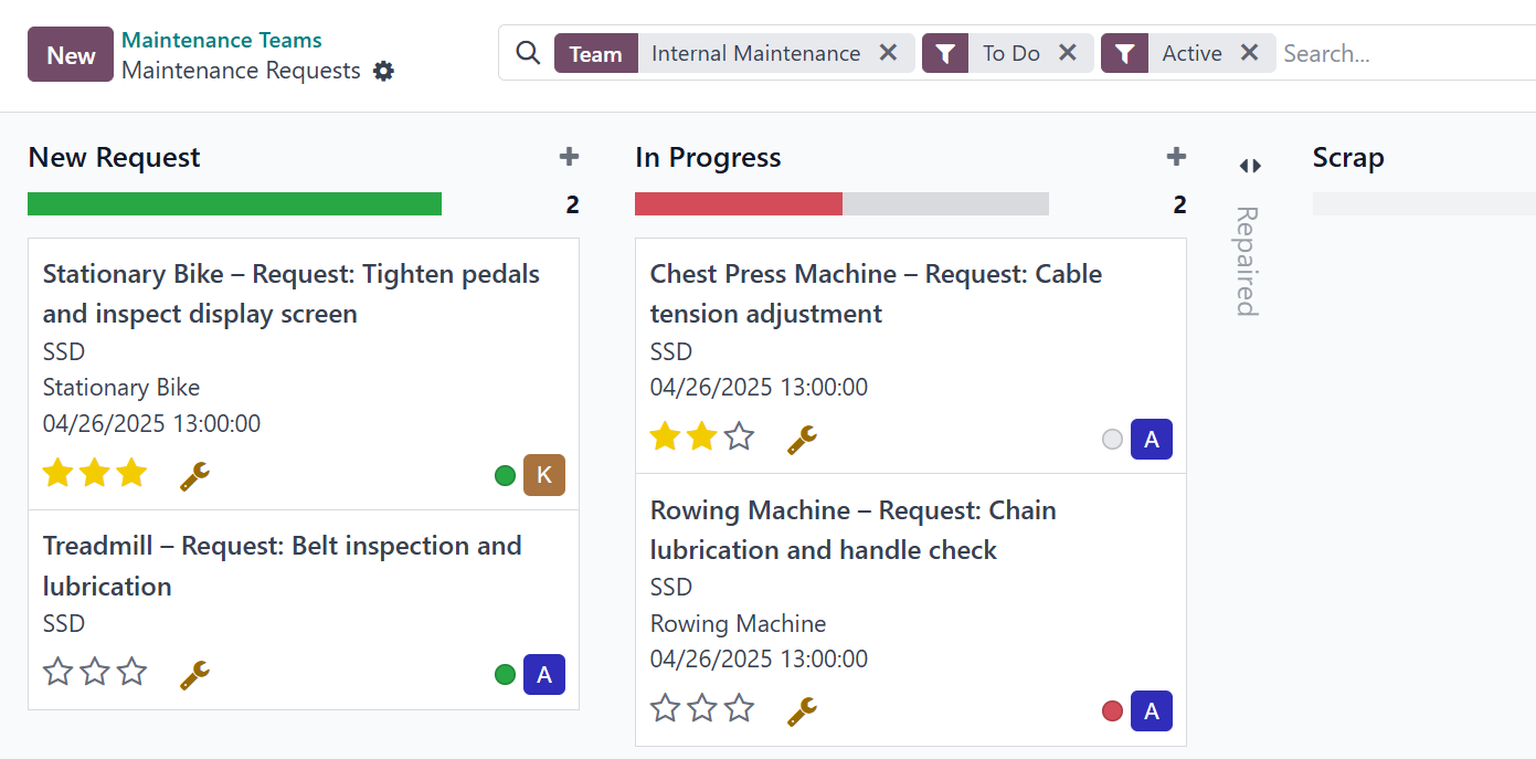 odoo maintenance