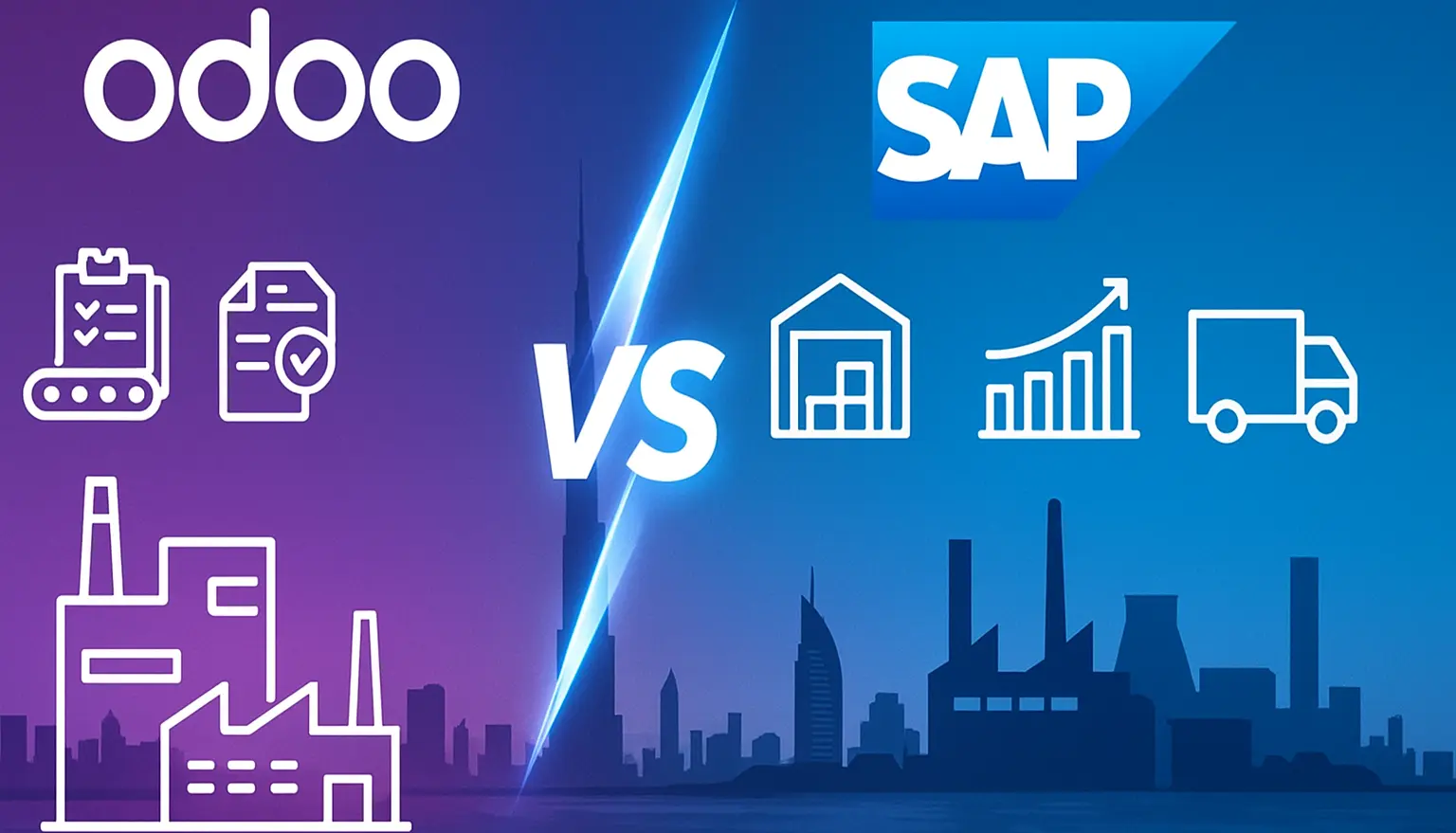 Odoo vs SAP for a Manufacturing SME in Jeddah, Saudi Arabia